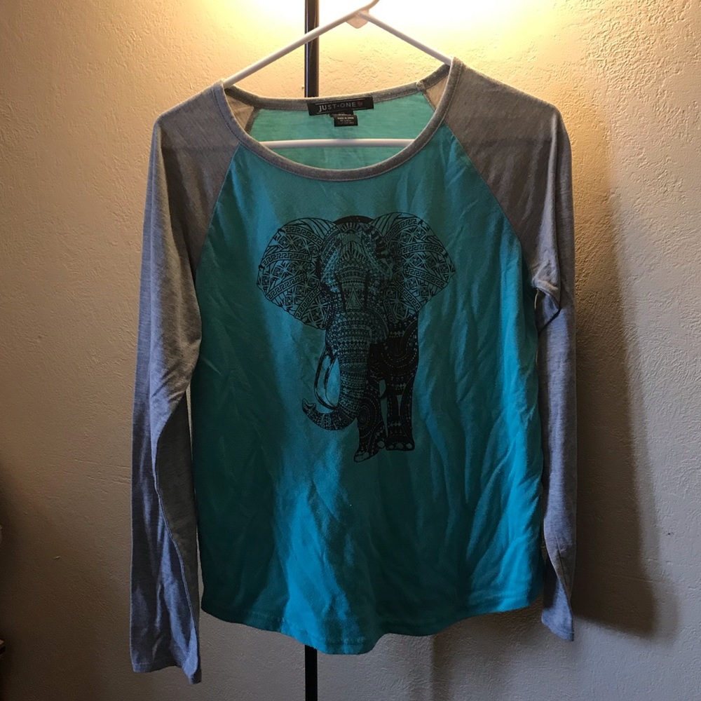 Long Sleeve Elephant Shirt